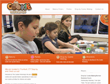 Tablet Screenshot of cookieworkshop.com